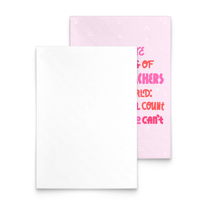3 Types (Barre) Flat Note Card