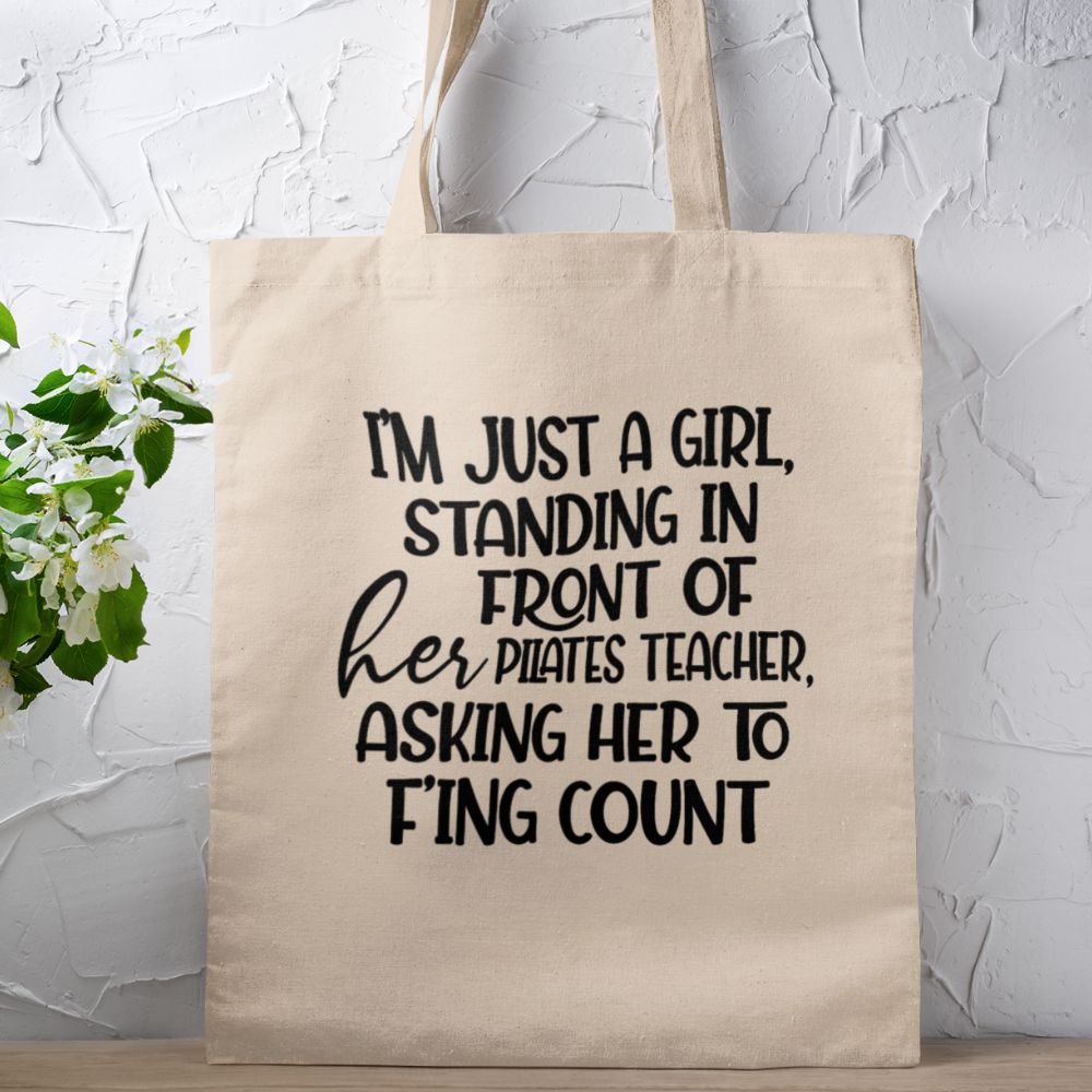 Asking Her To Count (Pilates) Tote