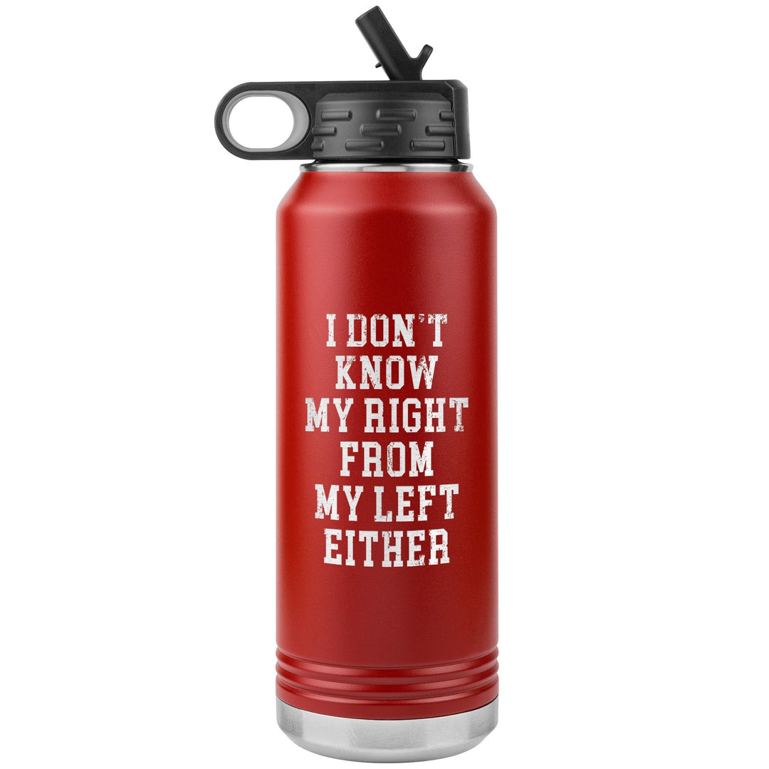 Left or Right Water Bottle
