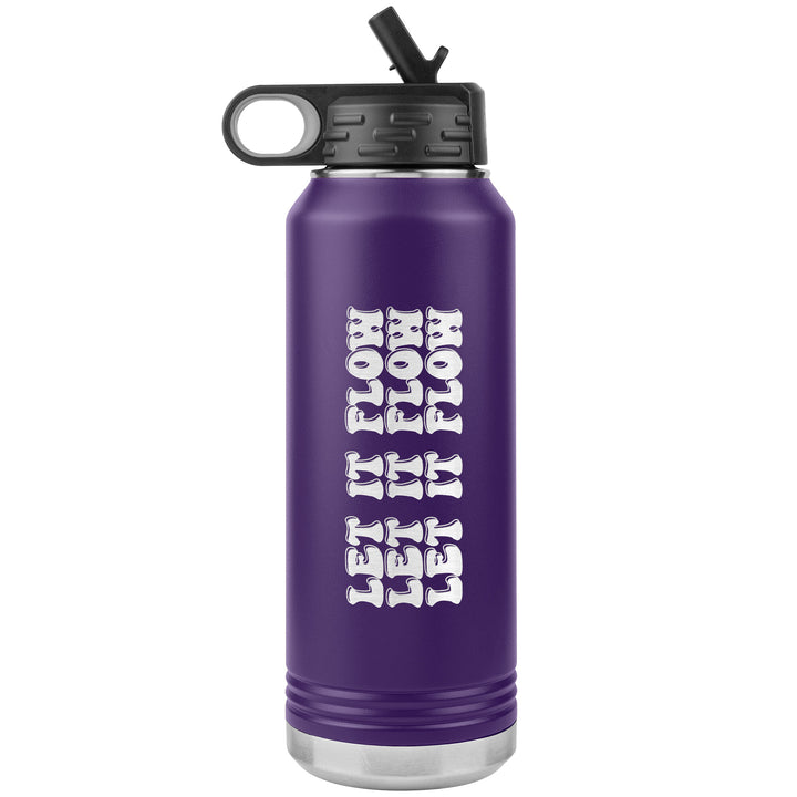 Let It Flow 32oz Water Bottle Insulated