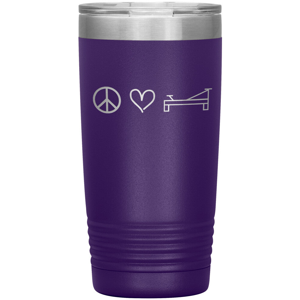 Peace Love Pilates Travel Mug