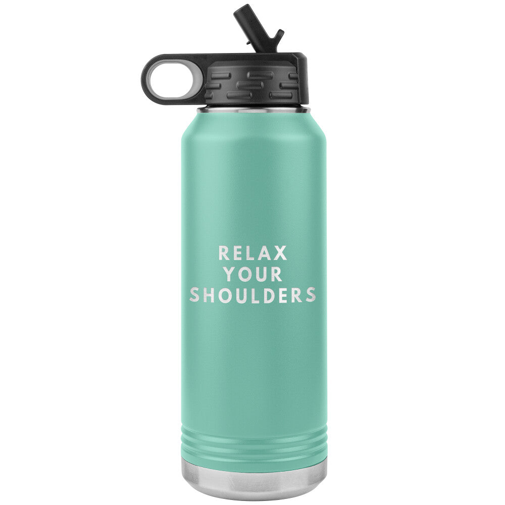 Relax Your Shoulders Water bottle