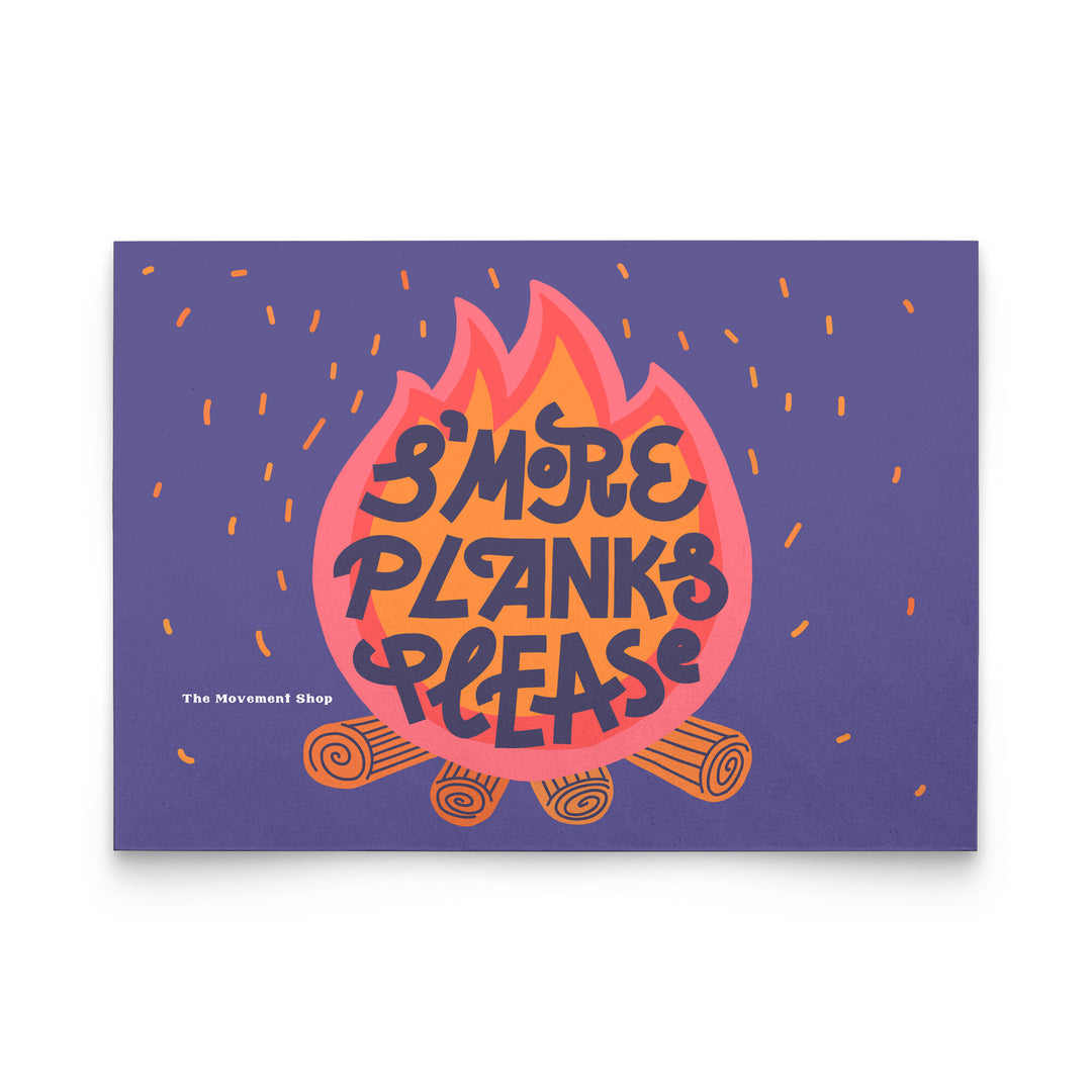 Smore Plank Flat Notecard