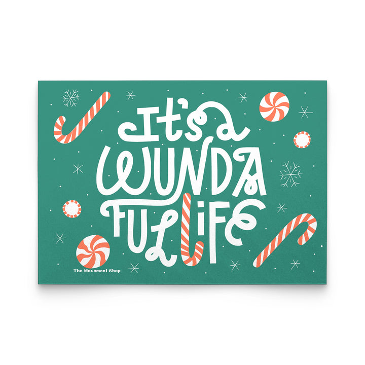 Wunda-ful Life Flat Notecard