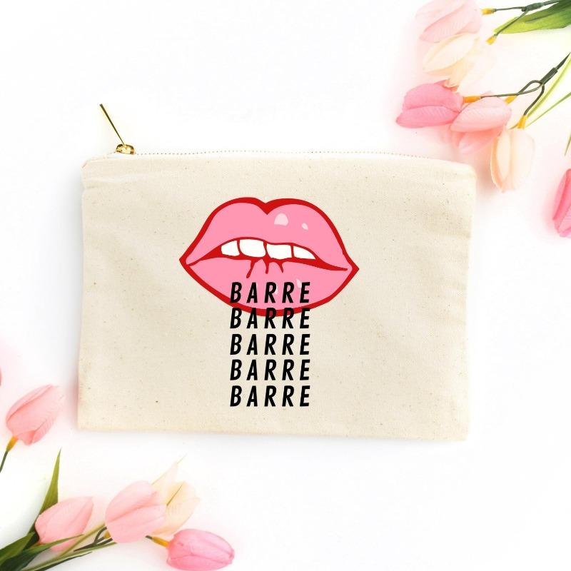 Barre Lips Cosmetic Bag - The Movement Shop