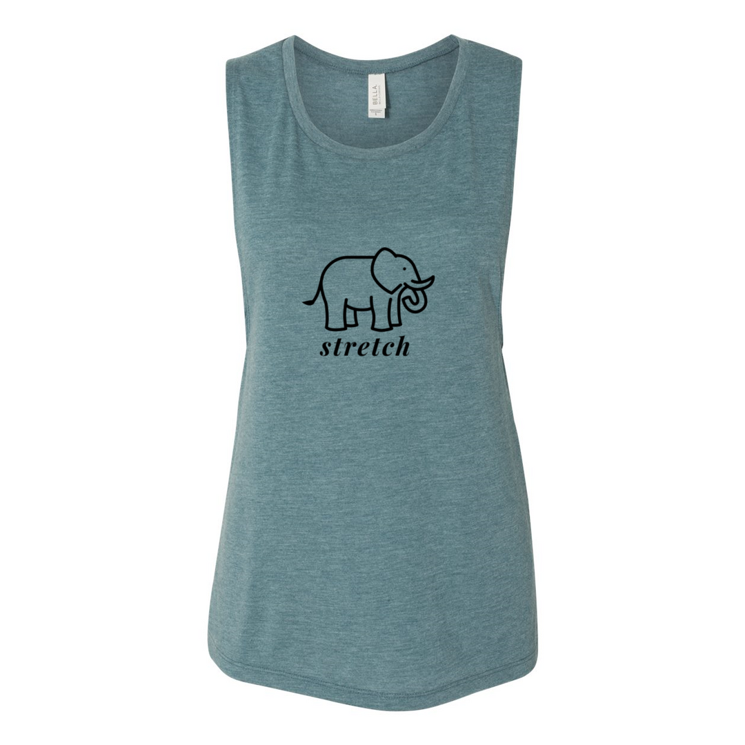 Elephant Stretch Muscle Tank