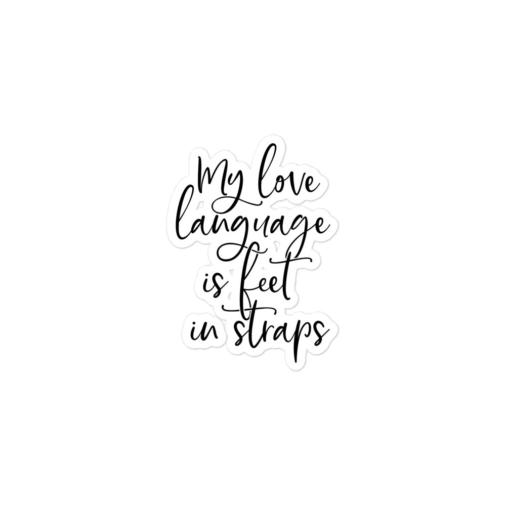 Love Language Sticker