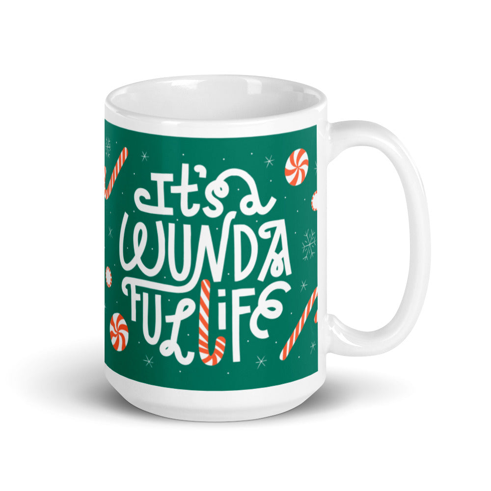 Wunda-ful Life Green Mug