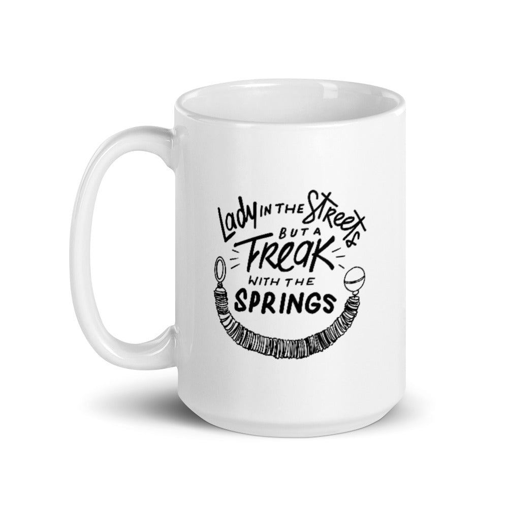 Freak With The Springs Mug