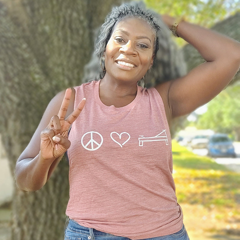 Peace Love Pilates Muscle Tank