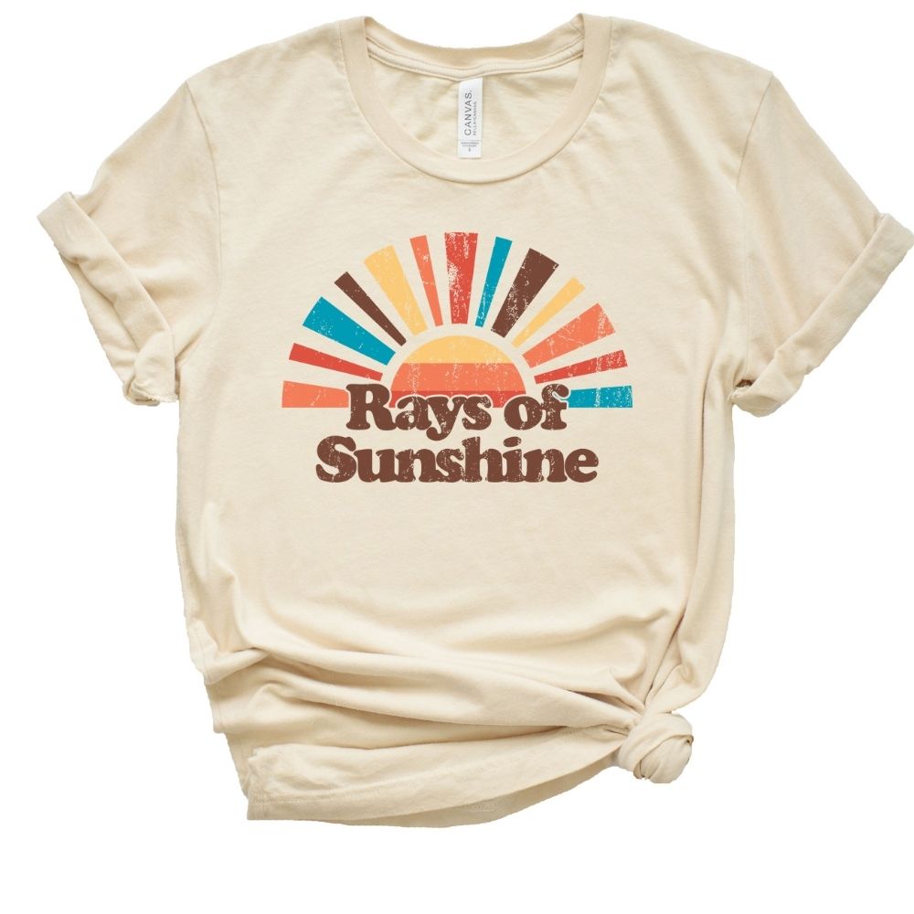 Rays Of Sunshine Soft Cream Unisex T