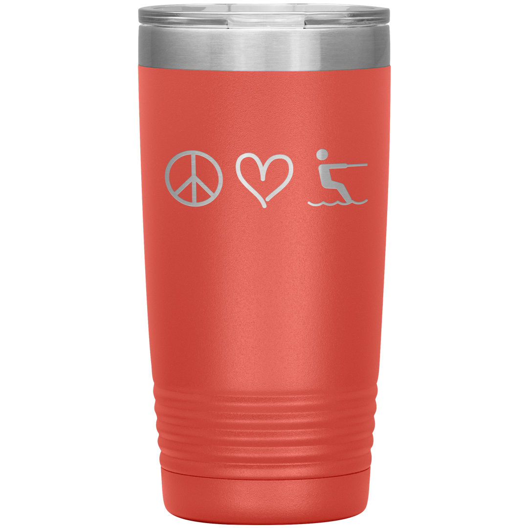 Peace Love Barre Travel Mug